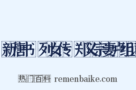 新唐书·列女传·郑义宗妻卢组词是什么意思的图片